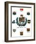 Coats of Arms and Flags of Canada-null-Framed Giclee Print