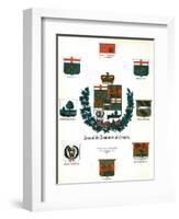 Coats of Arms and Flags of Canada-null-Framed Giclee Print