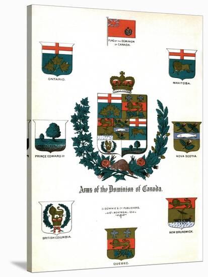 Coats of Arms and Flags of Canada-null-Stretched Canvas