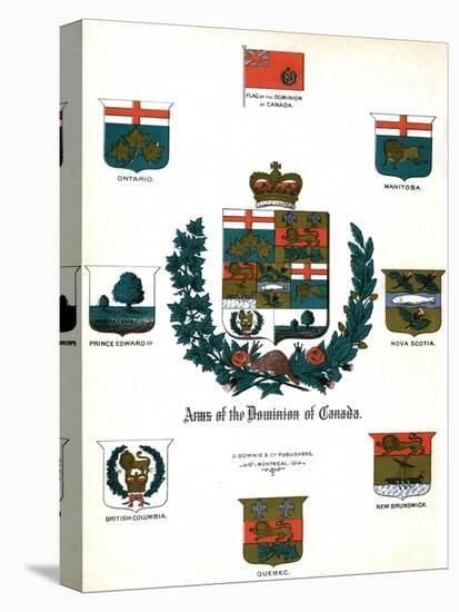 Coats of Arms and Flags of Canada-null-Stretched Canvas