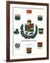 Coats of Arms and Flags of Canada-null-Framed Giclee Print