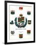 Coats of Arms and Flags of Canada-null-Framed Giclee Print