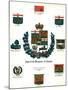Coats of Arms and Flags of Canada-null-Mounted Giclee Print