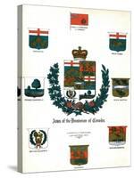 Coats of Arms and Flags of Canada-null-Stretched Canvas