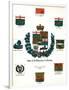 Coats of Arms and Flags of Canada-null-Framed Giclee Print