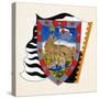 Coats of Arms for Palio of Siena for Lupa (She-Wolf) Nobile (Noble) Contrade, Heraldry, Italy-null-Stretched Canvas