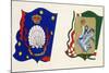 Coats of Arms for Palio of Siena for Nicchio-null-Mounted Giclee Print