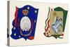 Coats of Arms for Palio of Siena for Nicchio-null-Stretched Canvas