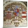 Coats of Arms of Italian Families-null-Mounted Giclee Print