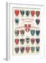 Coats of Arms of the Colleges of Cambridge-null-Framed Art Print