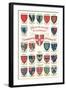 Coats of Arms of the Colleges of Cambridge-null-Framed Art Print