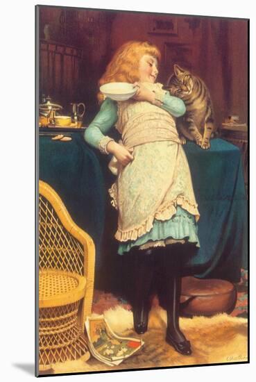 Coaxing Is Better Than Teasing, 1883-Charles Burton Barber-Mounted Giclee Print