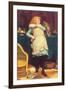 Coaxing Is Better Than Teasing, 1883-Charles Burton Barber-Framed Giclee Print