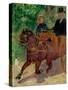 Cob Harnessed to a Cart, 1900-Henri de Toulouse-Lautrec-Stretched Canvas