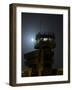 Cob Speicher Control Tower under a Full Moon-null-Framed Photographic Print