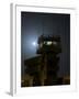 Cob Speicher Control Tower under a Full Moon-null-Framed Photographic Print