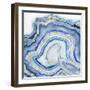 Cobalt Agate I-Grace Popp-Framed Art Print