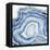 Cobalt Agate I-Grace Popp-Framed Stretched Canvas