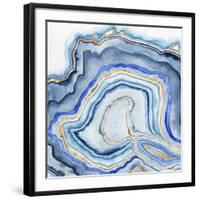 Cobalt Agate I-Grace Popp-Framed Giclee Print