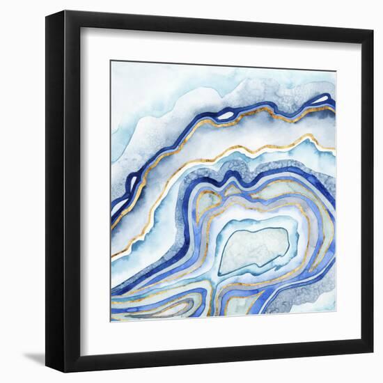 Cobalt Agate II-Grace Popp-Framed Art Print