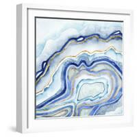 Cobalt Agate II-Grace Popp-Framed Art Print