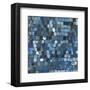 Cobalt Cobbles-Stacey Wolf-Framed Art Print