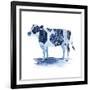 Cobalt Farm Animals I-Grace Popp-Framed Art Print