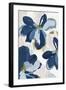 Cobalt Florals II-Isabelle Z-Framed Art Print