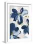 Cobalt Florals II-Isabelle Z-Framed Art Print