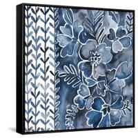 Cobalt Garden I-Chariklia Zarris-Framed Stretched Canvas