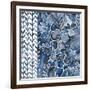 Cobalt Garden I-Chariklia Zarris-Framed Premium Giclee Print