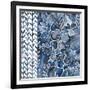 Cobalt Garden I-Chariklia Zarris-Framed Premium Giclee Print
