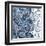 Cobalt Garden II-Chariklia Zarris-Framed Art Print