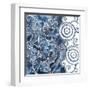 Cobalt Garden II-Chariklia Zarris-Framed Art Print