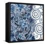 Cobalt Garden II-Chariklia Zarris-Framed Stretched Canvas
