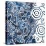 Cobalt Garden II-Chariklia Zarris-Stretched Canvas