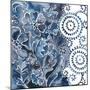 Cobalt Garden II-Chariklia Zarris-Mounted Art Print