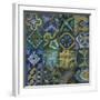 Cobalt Mosaic II-Douglas-Framed Giclee Print