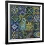 Cobalt Mosaic II-Douglas-Framed Giclee Print