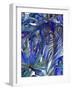 Cobalt Palm I-Ricki Mountain-Framed Art Print