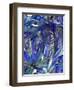 Cobalt Palm I-Ricki Mountain-Framed Art Print