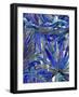 Cobalt Palm III-Ricki Mountain-Framed Art Print