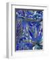 Cobalt Palm III-Ricki Mountain-Framed Art Print