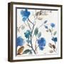 Cobalt Peony I-Asia Jensen-Framed Art Print