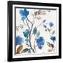 Cobalt Peony I-Asia Jensen-Framed Art Print