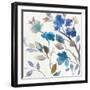 Cobalt Peony II-Asia Jensen-Framed Art Print