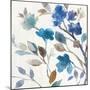 Cobalt Peony II-Asia Jensen-Mounted Art Print