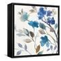 Cobalt Peony II-Asia Jensen-Framed Stretched Canvas