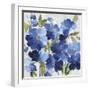 Cobalt Poppies I-Asia Jensen-Framed Art Print