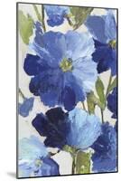 Cobalt Poppies II-Asia Jensen-Mounted Art Print